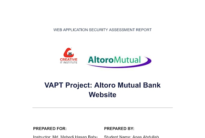 do web application penetration testing and vapt security audit